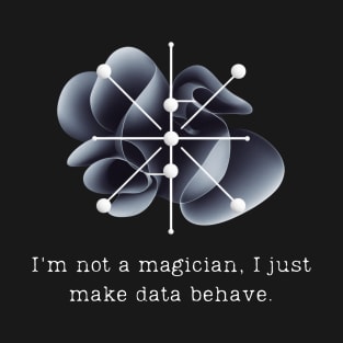 I'm not a magician, I just make data behave. Data Modeling Design T-Shirt