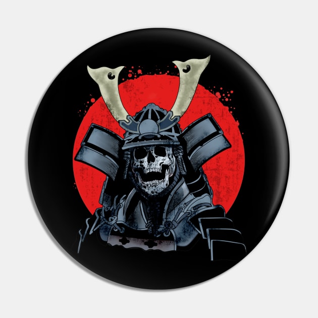 Skull Samurai III Pin by pilipsjanuariusDesign