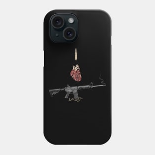 I Love Firearms Phone Case