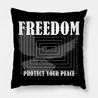 Protect your freedom design Pillow