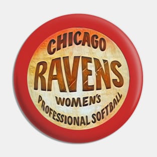 Chicago Ravens Softball Pin