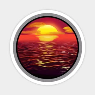 Ocean Sunset Magnet