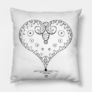 Weird Heart Pillow