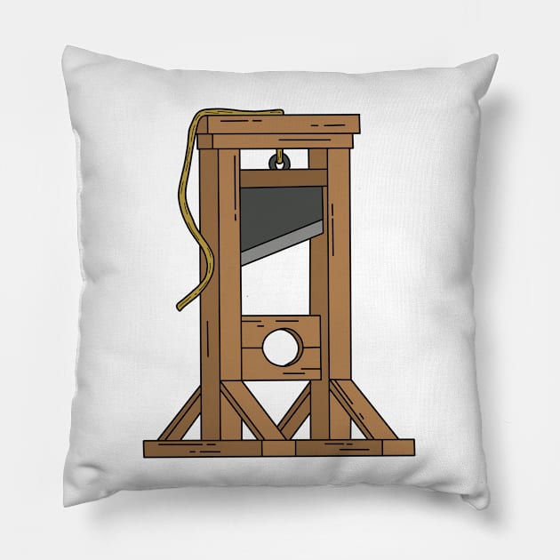 Guillotine Pillow by valentinahramov