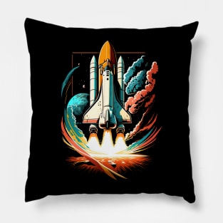 NASA Space Shuttle Launch Pillow