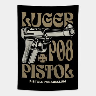 Luger P08 - German WW2 Pistol Tapestry