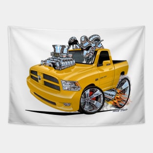 Dodge Ram Yellow Tapestry