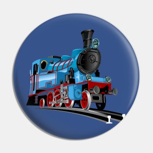 cartoon train Pin