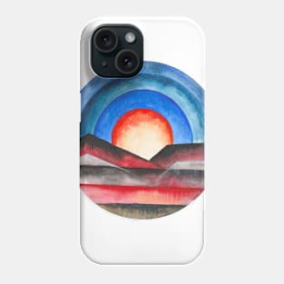 Geometric landscapes 01 Phone Case