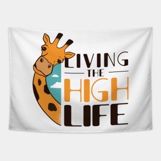 Giraffe - living the high life Tapestry