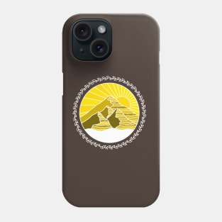 The Adventure Begins Mountains Nature Phone Case