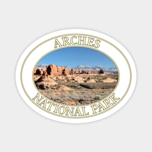 The Windows at Arches National Park in Moab, Utah Magnet