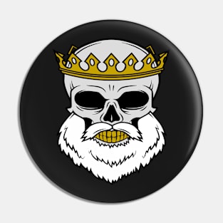 North Crown Skull King Design Pin