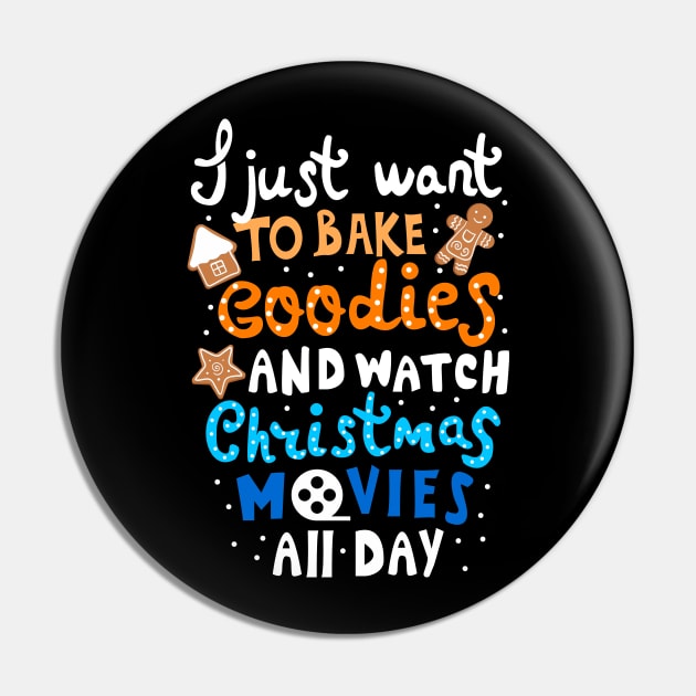 Baking Goodies and Watching Christmas Movies. Funny Sweatshirt For Christmas Season. Pin by KsuAnn