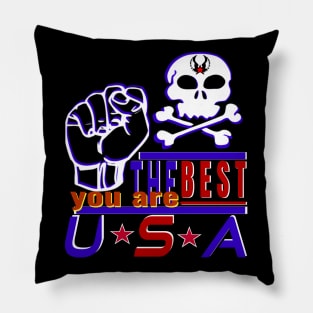 You Are The Best USA Design the strongest sea pirates- Iron hand Pillow