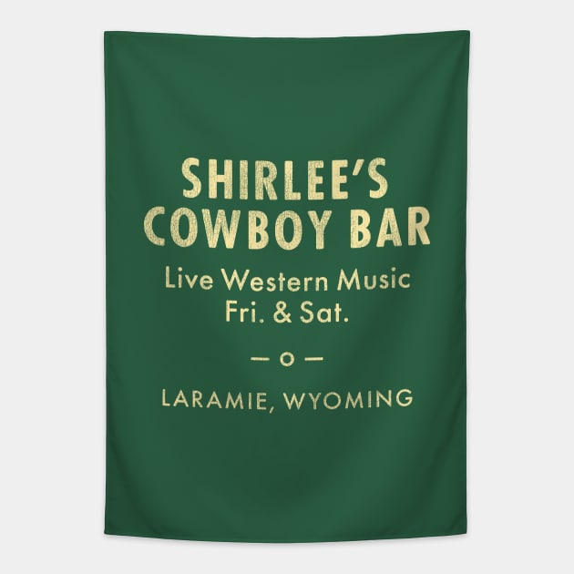 Shirlee's Cowboy Bar Tapestry by KevShults