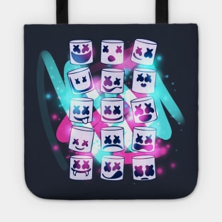 Marshmello Neon smile Tote