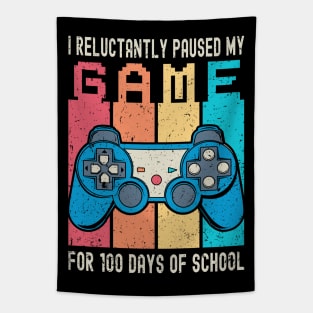 I Paused My Game for 100 Days of School Tapestry