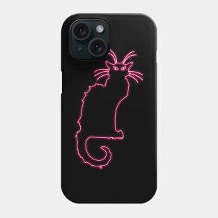 Chat Noir neon Phone Case