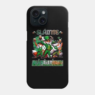 St Patricks Day, Celtic Critters Toast Phone Case