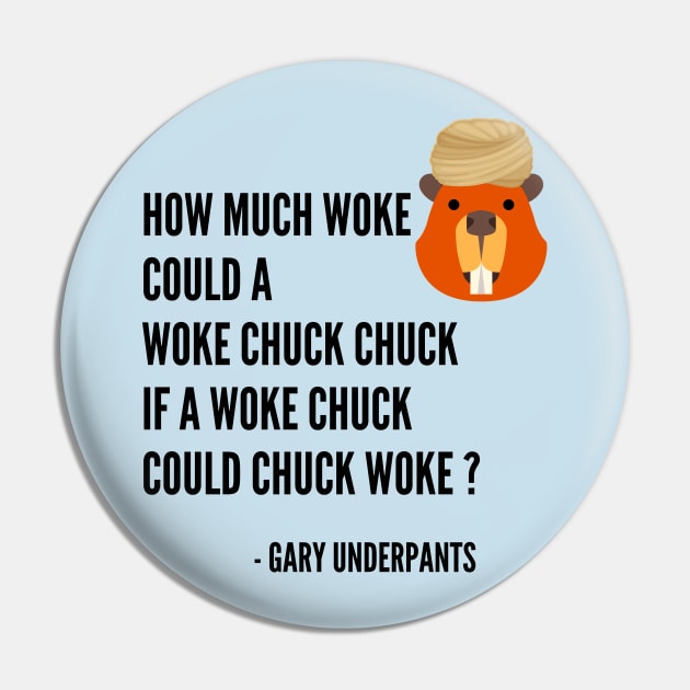 How Much Woke Could A Woke Chuck Chuck? Pin by Gary Underpants!