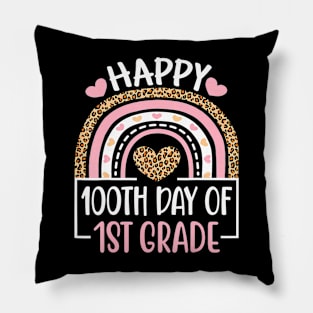 100th Day Of First Grade 100 Days Of School Teacher Pillow