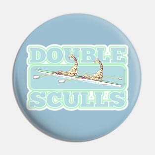 Giraffes rowing regatta double sculls Pin