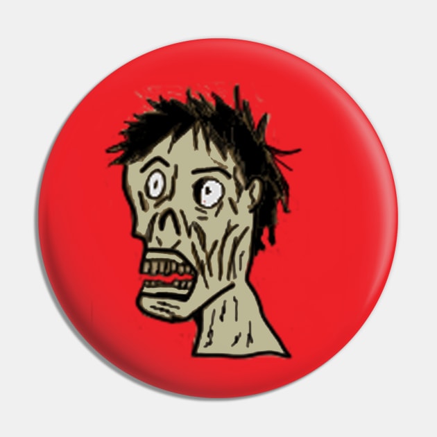 zombie Pin by tiffytiff