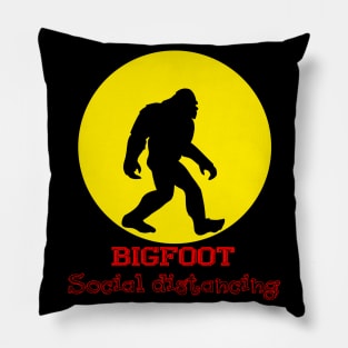 Bigfoot Social Distancing Pillow