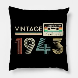 Vintage 1943 Limited Cassette Pillow
