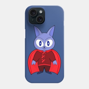 Bat with red cape Phone Case