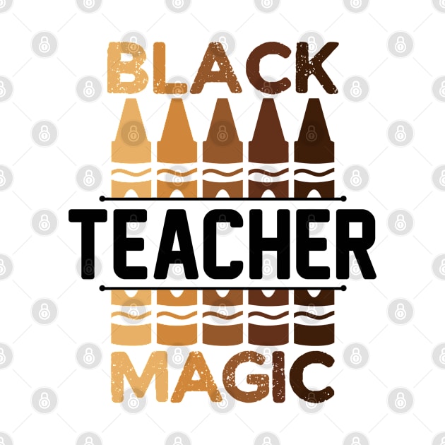 Black Teacher Magic by adil shop