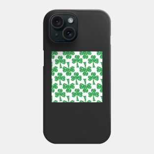 Im Wearing Green, St. Patricks day polka dot pattern Phone Case