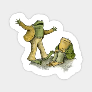 Frog and Toad Frog happy Magnet