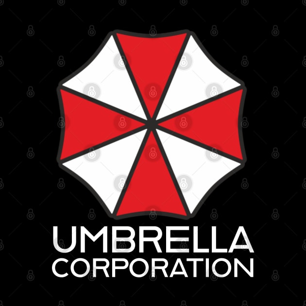 Umbrella Corp, Front & Back, tee only by Karma Chameleon