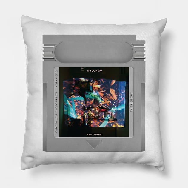 Bad Vibes Game Cartridge Pillow by PopCarts