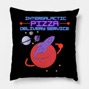 Intergalactic Pizza Delivery Stars Galaxie Pillow