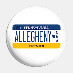 Allegheny National Recreation Area license plate Pin