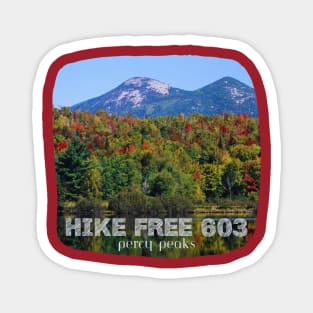 Hike Free 603 - Percy Peaks, Stratford, New Hampshire Magnet