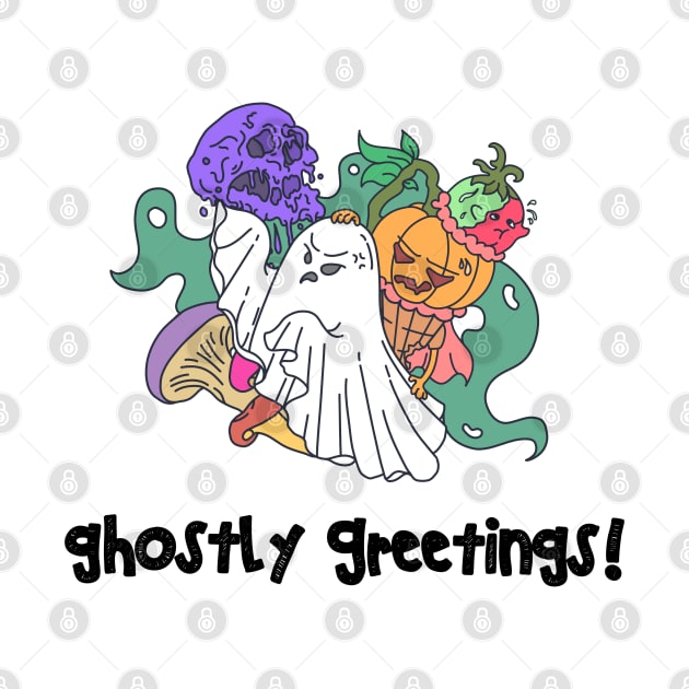 Ghostly greetings by DikaOtter