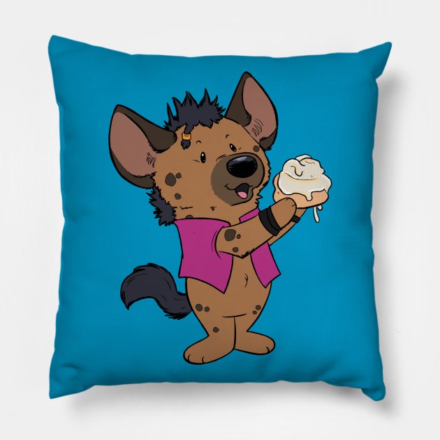 Synonym Gnoll Cinnamon Roll Pillow by DnDoggos