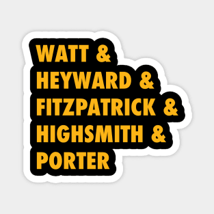 Pittsburgh Steelers Defense Introduction Magnet