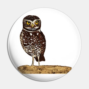 Burrowing Owl Pin