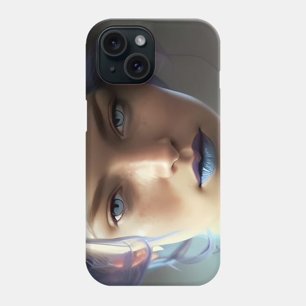 Purple Haired Enchantress (6) - Beautiful Magic Girl Phone Case by TheThirdEye