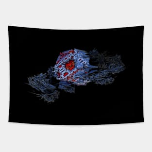 Cube Splash Tapestry