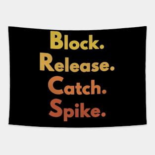 block release catch spike Tapestry