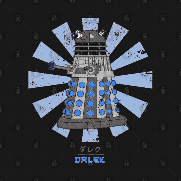Dalek Retro Japanese Dr Who by millustrationsbymatt