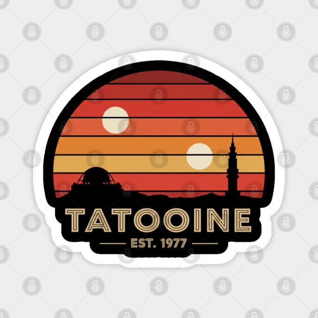 Tatooine Magnet by Silly Me Studio