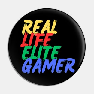 Real Life Elite Gamer (Mood Colors) Pin