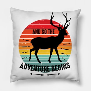 And so the adventure begins Pillow